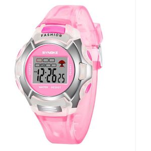 Waterdichte Kinderen Horloge Jongens Meisjes LED Digitale Sport Horloges Plastic Kids Alarm Datum Casual Horloge 6 Kleuren