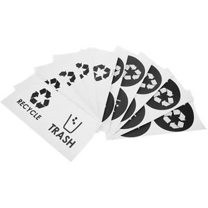 Milieu Japanse Tuin 20 Stks/set Ronde Recycle Prullenbak Sticker Decal Vuilnis Afval Kan Vuilnisbak Label Voor Thuis Keuken