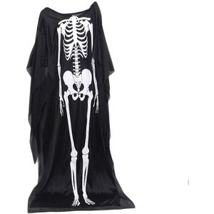 Ghost Skelet Kostuum Scary Halloween Kostuum Crossdresser Schedel Cape Gewaad Demon Halloween Jurk Feestartikelen