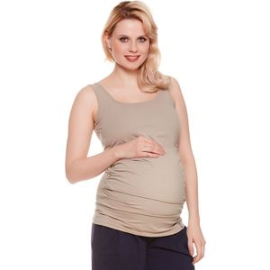 Moederschap Kleding Borstvoeding Tops Zomer Verpleging Tank Mouwloze Solid Naakt Kleur Comfortabele Zijde Voelen Zwangerschap Outfits