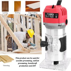 Houtbewerking Elektrische Trimmen Machine Graveren Elektromechanische Hout Frezen Slot Machine Koper Motor Power Tool Hout Router