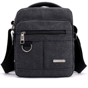 Casual Mannen Canvas Schoudertas Wilde Mode Messenger Bags Kleine Reistas Crossbody Tas