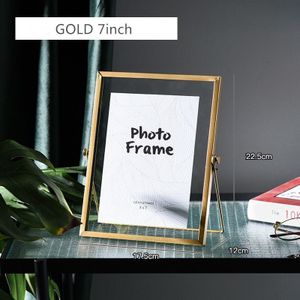 Cutelife Nordic Gold Metal Painting Poster Frame Diy Muur Photo Cube Frame Baby A4 Poster Zwarte Familie Decoratieve Frame