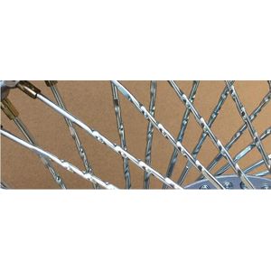 CG125 GN125 16/17/18 Inch 36 stukken Bewerkt Vintage Motorfiets Twisted Spaken Met Tepels