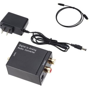 Digitaal Naar Analoog Audio Converter Digital Optical Fiber Toslink Coax Naar Analoog Rca L/R Audio Converter Adapter Versterker