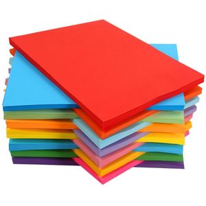 100 Kleur Kopieerpapier 180G A4 Print Kopieerpapier Transfer Papier Tekening Papier Kantoorbenodigdheden Kleur Papier