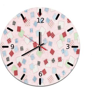 Grote Creatieve Moderne 3d Houten Wandklok Ronde Home Vintage Keuken Relojes De Pared Home Decor Bb50