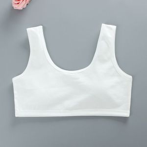 4 Stks/partij Tienermeisjes Training Bh Jong Meisje Beha Ondergoed Effen Katoen Brief Print Ondergoed Voor Kinderen Kids Brasserie
