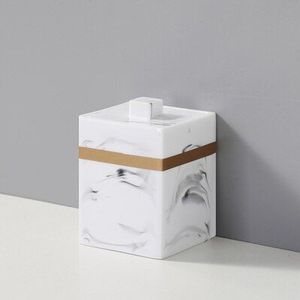 Keuken Topdesk Hars Tandenstoker Houder/Rack Porselein Badkamer Wattenstaafje Kan Opslag Organisatie Draagbare