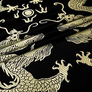 Dragon Patroon Brokaat Stof Zijde Satijn Stoffen Materiaal Voor Diy Tassen Handwerk