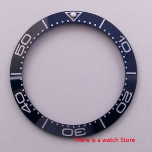 38 Mm Horloge Onderdelen Keramiek Bezel Met Geel Mark Insert Voor 40 Mm Automatische Horloges