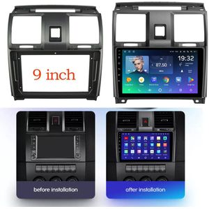 Car Audio Radio 9&quot; Big Screen 2DIN Fascia Frame DVD Player Dash Fitting Panel Frame Kit for UAZ PATRIOT