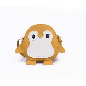 Kinderen Meisjes Messenger Bag Cartoon Pinguïn Cross Body Bags Handtas Kids Mini PU Lederen Mooie Schoudertas Bolsa