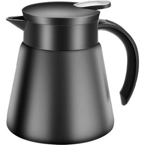 680/880Ml Rvs Dubbelwandige Thermoskan Geïsoleerde Koffie Pot Thermos Melk Thee Water Waterkoker