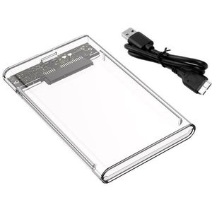 USB3.0 Hdd Behuizing 2.5Inch Seriële Poort Sata Ssd Harde Schijf Case Ondersteuning 6Tb Transparante Mobiele Externe Hdd Case harde Schijf Doos