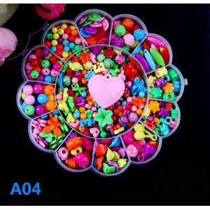 Pack Bloem Jewery Diy Kralen Ketting Armbanden Losse Kralen Kids Decoratieve Kralen Craft Maken Pak Accessoires