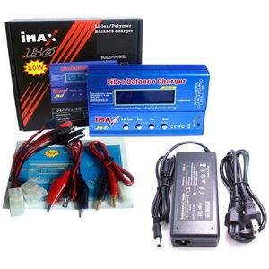 Imax B6 Lipro Nimh Li-Ion Ni-Cd Rc Accu Balance Digitale Lader + Ac Power 12V 5A Adapter voor Nimh Nicd Batterij B6 80W Max