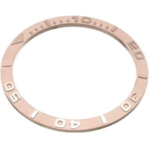 38Mm Keramische Schaal Bezel Rose Gold Zirconia Keramische Bezel Ring Mond Horloges Vervangen Accessoires Horloge Gezicht Voor Submariner