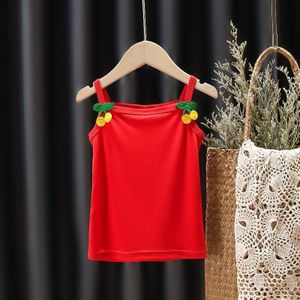 Mode Zomer Dunne Baby Meisjes Vest Hemdje Effen Kleur Kinderen Undershirts Tops Peuter Kids T-shirts Prinses Singlet Tanks