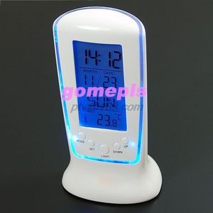 LCD wekker kalender thermometer Backlight multifunctionele Display Klok Blauwe LED Backlight Wekkers