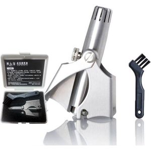 Draagbare Handleiding Neus Tondeuse Neus Tondeuse Clipper Professionele Pijnloos Wenkbrauw Trimmer Voor Volwassenen Ontharing Scheermes