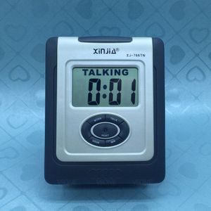 Russische Talking LCD Digitale Wekker voor Blind of Low Vision pyccknn met Grote Tijd Display en Lound Talking Voice