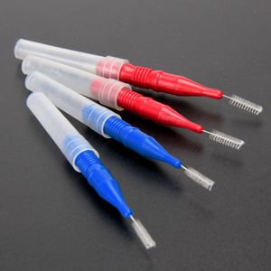 30 pcs Tand Flossen Hoofd Zacht Plastic Rager Mondhygiëne Dental Tandenstoker Tand Pick Borstels Tanden Cleaning Kit