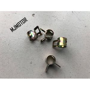 Fuel Gasleiding Clip M8-18 Olie buisklem Voor GY6 QJ Scooter Honda Vespa Yamaha ATV Go Kart Motorfiets Carburateur Deel Autocar