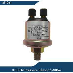 Kus 52Mm Oliedrukmeter Oliedrukmeter Met Rood En Geel Beschikbaar Backlight Voor Auto Boot 0-5 Bar 0-10 Bar