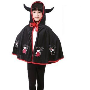 Kinderen Halloween Kostuums Wizard Heks Mantel Cape Gewaad Met Puntige Hoed Meisjes Jongens Cosplay Kids Kerst Feestartikelen