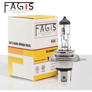 Fagis Ons H4 9003 HB2 Halogeen Lamp 12V 60/55W P43t Witte Auto Koplamp lamp Auto Verlichting Clear (1Pc)