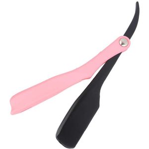 Vouwen Vintage Scheermes Klassieke Straight Edge Razor Gestroomlijnde Lichtgewicht Opvouwbare Draaibaar Voor Salon