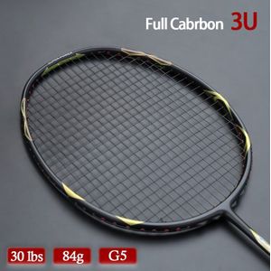 Offensief Tyle Harde Staaf Full Carbon Fiber Strung Badminton Racket Licht Gewicht 3U 85G G5 Professionele Racket Met Zakken snelheid