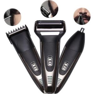 Yopigo 3'lü Set Baard Trimmer Scheren Machine Neus Haar Krijgen 3 In1 Pro Model Mannelijke Zorg Set