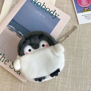 Bentoy Milkjoy Korea Leuke Mode Portemonnees Pinguïn Kawaii Meisjes Mini Portefeuilles Student Grappige Broekzak Schoonheid Zakken