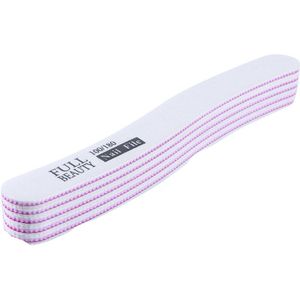 5pcs Nail File 100/180 Salon Shaper Maan Buffer Schuurpapier Pedicure Buffing Nail Polijsten Set Manicure Nail Accessoires CH1535