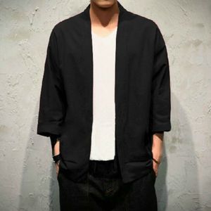 Mannen Vest Jas Plus Size Losse Kimono Japanse Yukata Jas Comfortabele Mode Eenvoud Casual Alle-Match Trend