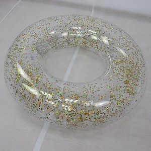 60/70/80/90 cm/120 cm Kleurrijke Glitter Zwemmen Ring Voor Volwassen Kinderen Opblaasbaar Zwembad buis Giant Float Jongens Meisje Water Leuk Speelgoed