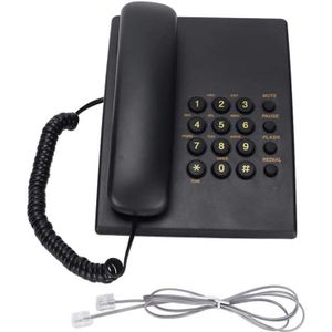 VBESTLIFE - Wired Landline - Bedrade Telefoon - Desktop - Verstelbare Ringer Volume