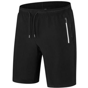 Zomer Dunne Vijf-Punt Mannen Shorts, Losse Losse Strand Broek, Sneldrogende Zwemshorts, mid-Taille Pocket Fitness Shorts