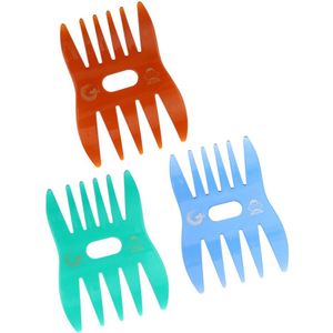 3Pcs Grove Detangling Kam Salon Mannen Vette Haar Pick Lift Styling Kam