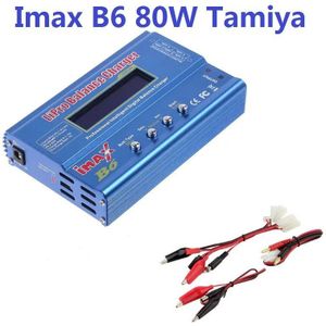 Imax B6 80W Mini Lipro Nimh Li-Ion Ni-Cd Rc Accu Balance Digital Charger Ontlader Met T Of tamiya Plug