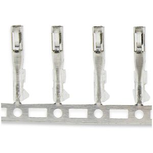 200 Stuks 2.54Mm Pitch Vrouwelijke Pin Connector Dupont Jumper Wire Kabel Vrouwelijke Pin Crimp Terminal Connector (Vrouwelijke)