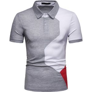 Zogaa Man Polo Shirts Casual Patchwork Shirts Mannelijke Korte Mouwen Slim Fit Polo Casual Business Anti-Shrink shirts Uitloper