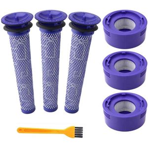 4 Pack Pre-Filters En 4 Pack Hepa Post-Filters Vervangingen Compatibel Dyson V8 En V7 Cordless Vacuum cleaners