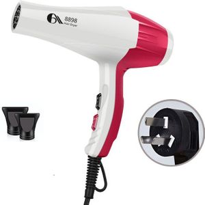 Kapsalon Professionele Krachtige Föhn Kapper 2400W Twee Air Verzamelen Nozzles 6 Versnellingen Aanpassing Föhn Zwart