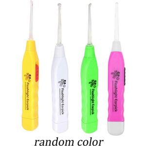 Zaklamp Led Earpick Graven Oorsmeer Cleaner Oorsmeerhaakje Lichtgevende Earpick Oor Cleaning Tools Voor Baby Volwassenen Veiligheid Oor Zorg