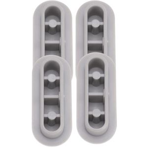 4 Pcs Antislip Pakking Toiletbril Bumper Badkamer Producten Lifter Kit Verhogen De Hoogte Toiletbril Demping Pads