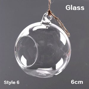 Kaars Licht Houder-6 CM Kandelaar Clear Ronde Succulent Stijl Houder Glas Kaarsenhouders Home Decor Mini Pot Diy