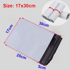 100 Stks/partij Plastic Envelop Self-Adhesive Seal Koerier Opbergzakken Wit Groen Roze Plastic Poly Envelop Mailer Tassen